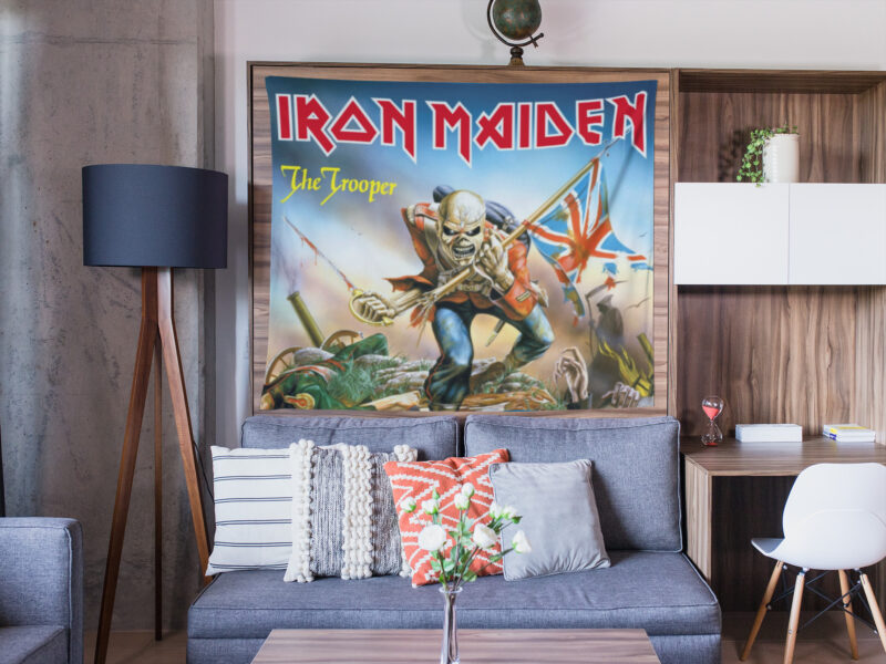Iron Maiden Duvar Örtüsü Duvar Halısı | Kumaş Poster - IM 01 - Görsel 3