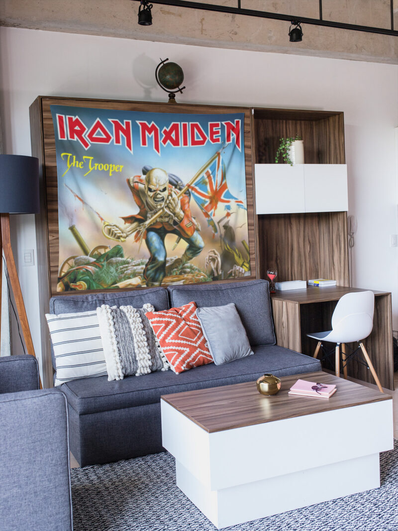 Iron Maiden Duvar Örtüsü Duvar Halısı | Kumaş Poster - IM 01 - Görsel 4