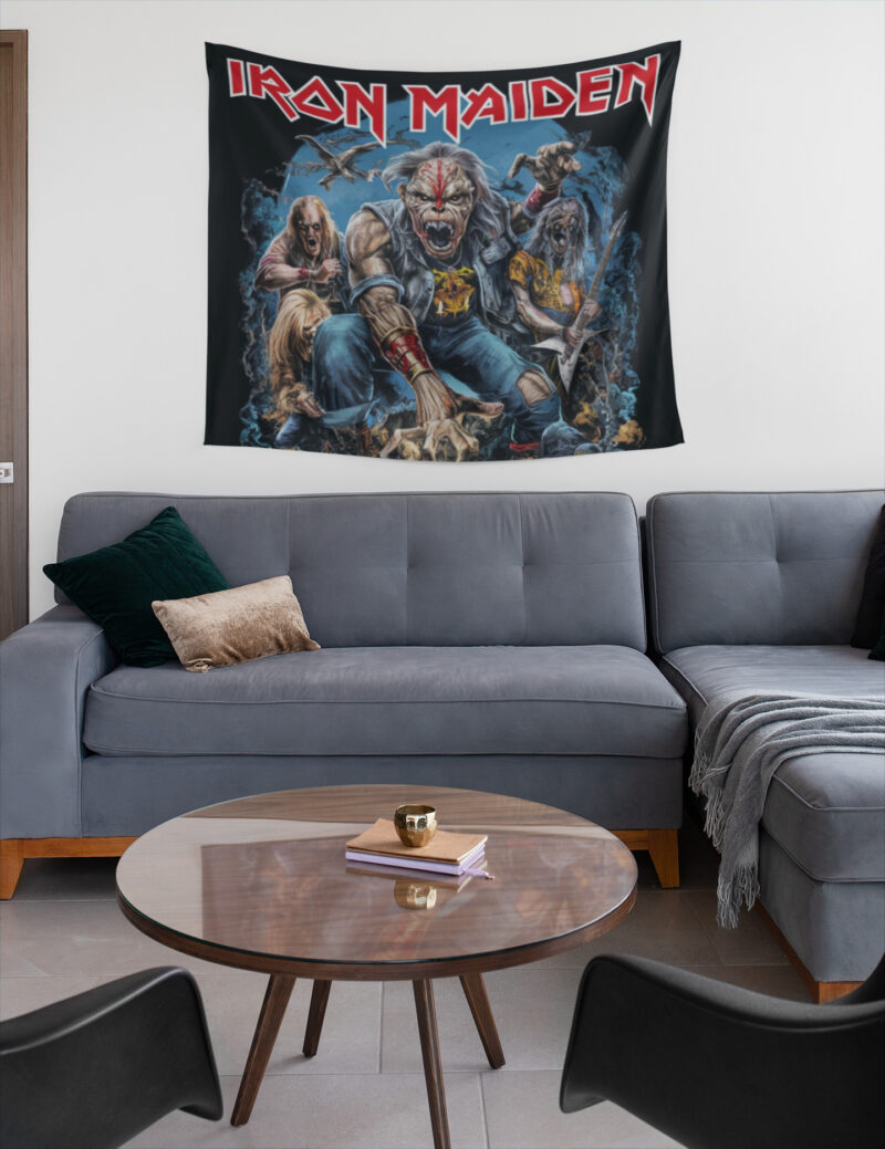 Iron Maiden Duvar Örtüsü Duvar Halısı | Kumaş Poster