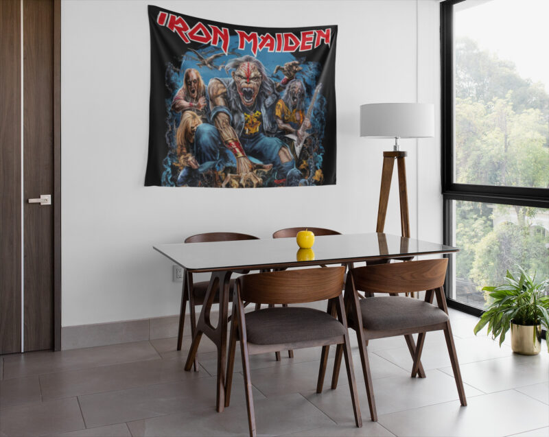 Iron Maiden Duvar Örtüsü Duvar Halısı | Kumaş Poster - IM 02 - Görsel 2