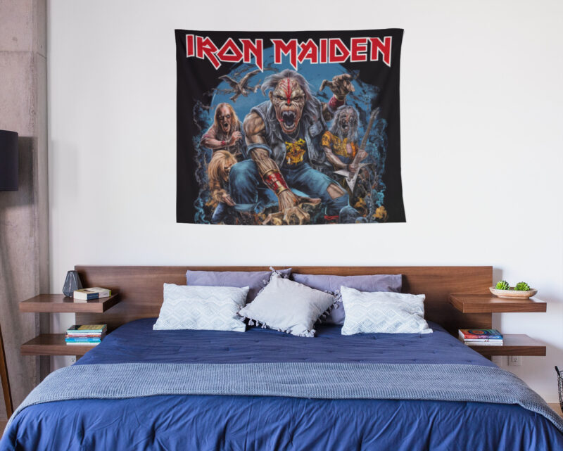 Iron Maiden Duvar Örtüsü Duvar Halısı | Kumaş Poster - IM 02 - Görsel 3