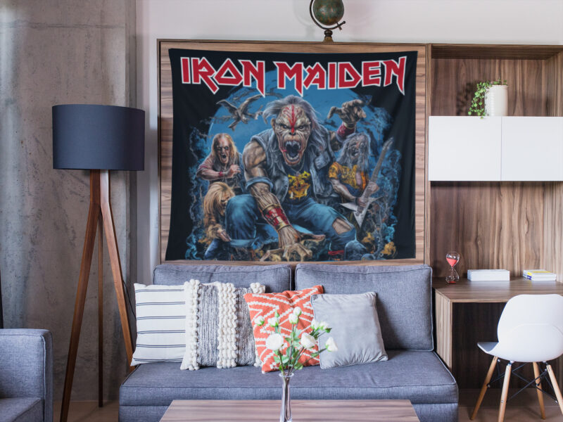 Iron Maiden Duvar Örtüsü Duvar Halısı | Kumaş Poster - IM 02 - Görsel 5