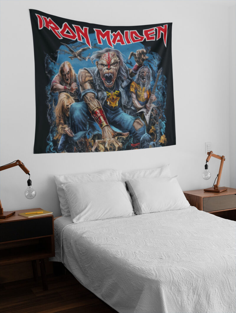 Iron Maiden Duvar Örtüsü Duvar Halısı | Kumaş Poster - IM 02 - Görsel 6