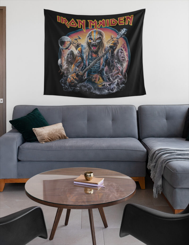 Iron Maiden Duvar Örtüsü Duvar Halısı | Kumaş Poster - IM 03 - Görsel 2