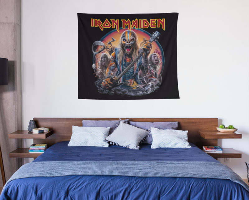 Iron Maiden Duvar Örtüsü Duvar Halısı | Kumaş Poster - IM 03 - Görsel 4