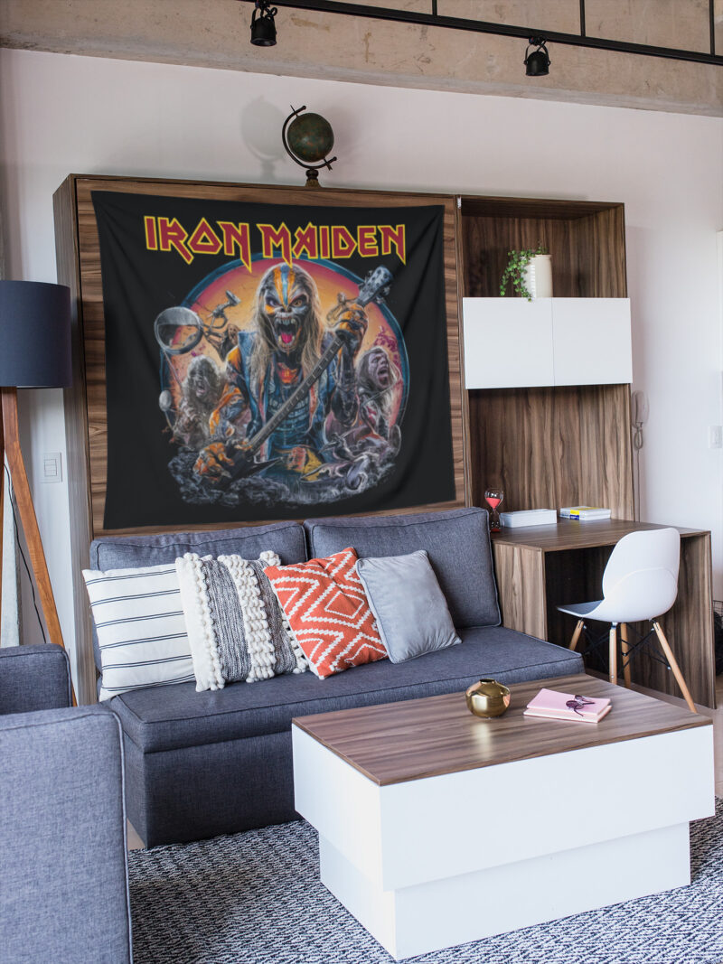 Iron Maiden Duvar Örtüsü Duvar Halısı | Kumaş Poster - IM 03 - Görsel 5