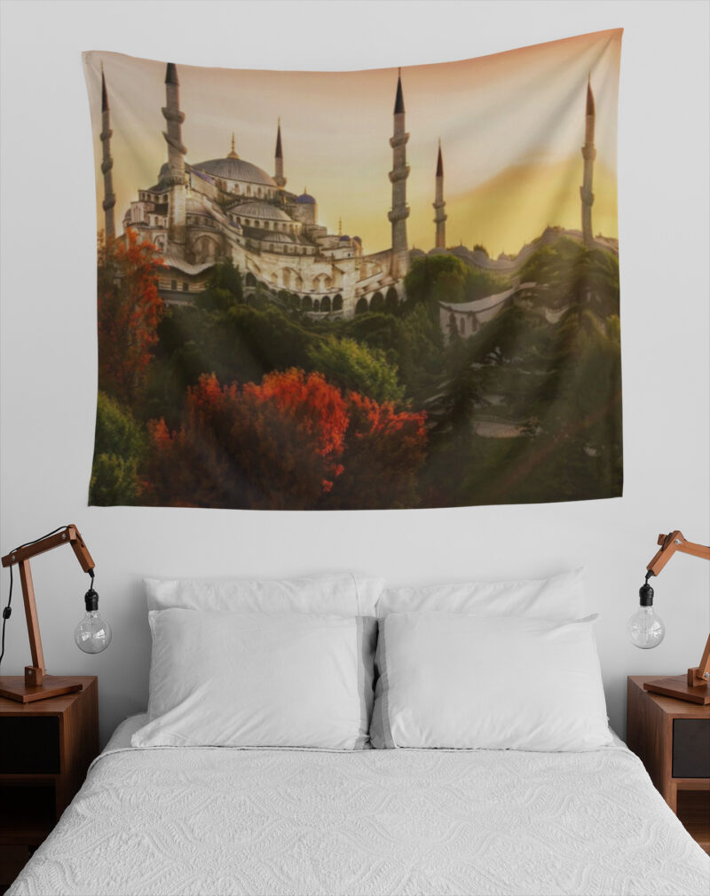 Sultan Ahmet Cami Duvar Örtüsü Duvar Halısı | Kumaş Poster