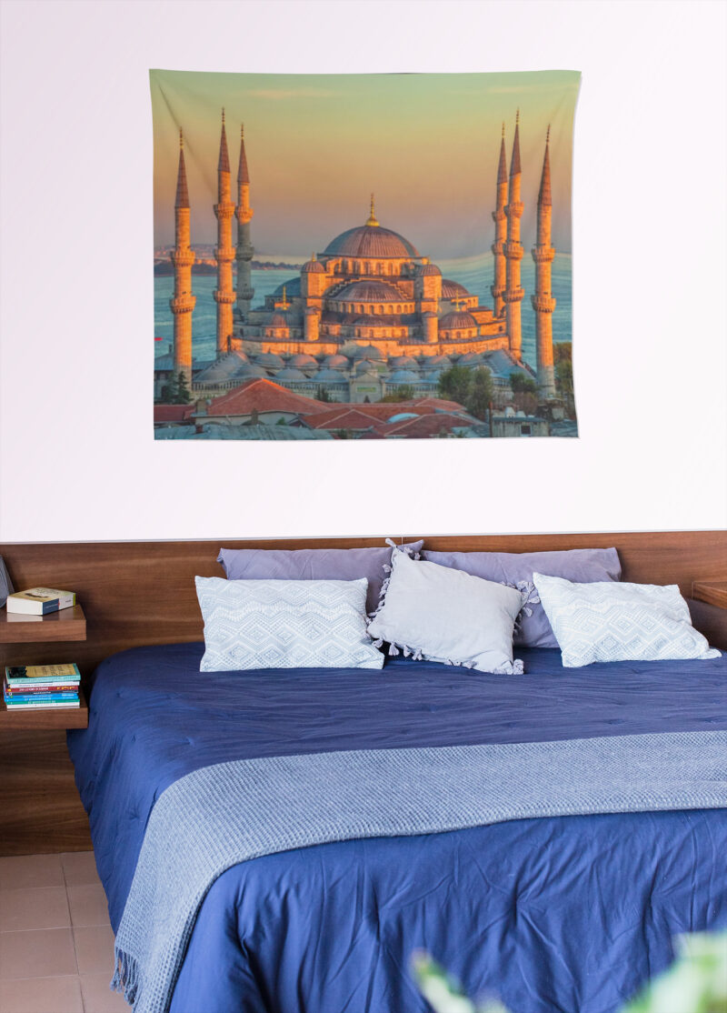 Sultan Ahmet Cami Duvar Örtüsü Duvar Halısı | Kumaş Poster - SAC 05 - Görsel 3